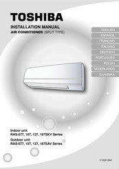 Toshiba RAS-077 Guide D'installation