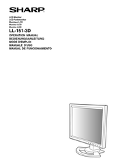 Sharp LL-151-3D Mode D'emploi