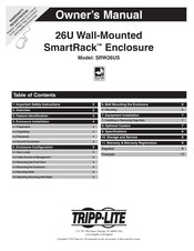 Tripp-Lite SmartRack SRW26US Manuel De L'utilisateur