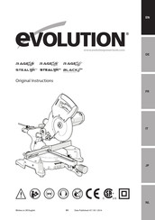 Evolution jixl-du05-255 Traduction Des Instructions D'origine