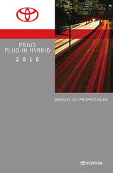 Toyota Prius Plug-in Hybrid 2015 Manuel Du Propriétaire