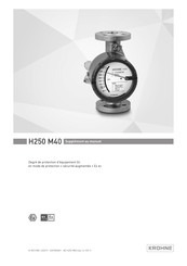 KROHNE H250 M40 ESK4-PA Supplément Au Manuel