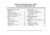 GM Saturn AURA Green Line hybride 2007 Guide Du Propriétaire