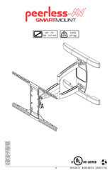 peerless-AV SMARTMOUNT SA761PU Instructions De Montage