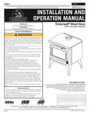 Timberwolf 2200-1 Manuel D'installation Et D'opération
