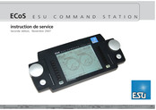 Esu ECoS command station Instructions De Service