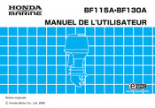 HONDA marine BF115A Manuel De L'utilisateur