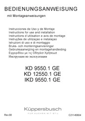 KÜPPERBUSCH IKD 9550.1 GE Instructions D'utilisation