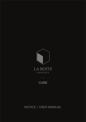 La Boite Concept CUBE Instructions