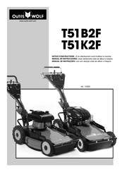 Outils Wolf T51K2F Notice D'instructions