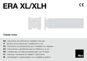 Nice ERA XL Instructions Et Avertissements Pour L'installation Et L'utilisation