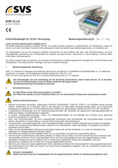 SVS SHR-12 L4 Mode D'emploi