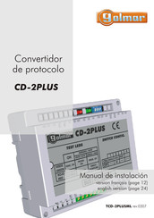 golmar CD-2PLUS Manuel D'installation