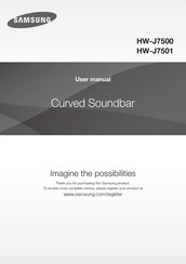 Samsung HW-J7501 Manuel D'utilisation
