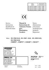 GIRBAU PSP-5115 Notice D'instructions