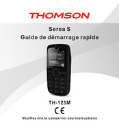 THOMSON TH-125M Guide De Démarrage Rapide