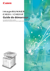 Canon imageRUNNER C1021i Guide De Démarrage