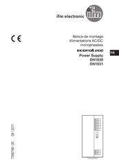 IFM Electronic ecomat200 DN1030 Notice De Montage
