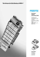Festo MPA-F Série Manuel D'utilisation