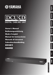Yamaha DCU5D Mode D'emploi