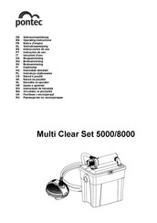 Pontec Multi Clear Set 8000 Notice D'emploi