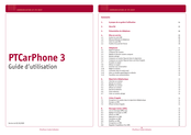 Pei tel PTCarPhone 3 Guide D'utilisation