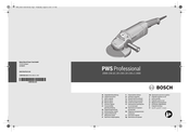 Bosch PWS Professional 20-230 J Notice Originale