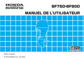 HONDA marine BF75D LHGX Manuel De L'utilisateur