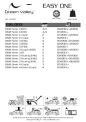 Green Valley Easy One 156.003 Mode D'emploi