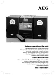 AEG MC 4413 CD/MP3 Mode D'emploi & Garantie