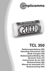 Amplicomms TCL 350 Mode D'emploi