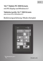 TOUCHLET PX-8873-675 Mode D'emploi