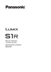 Panasonic Lumix S1R Manuel D'utilisation