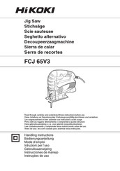 HIKOKI FCJ 65V3 Mode D'emploi