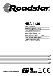 Roadstar HRA-1430 Manuel D'instructions