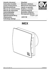 Vortice MEX Livret D'instructions