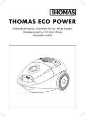 Thomas ECO POWER Mode D'emploi