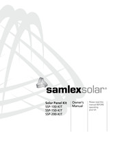 Samlex America SSP-200-KIT Guide De L'utilisateur