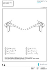 Pressalit Care RF575 Notice De Montage