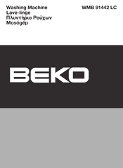 Beko WMB 91442 LC Mode D'emploi