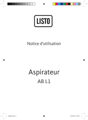 Listo AB L1 Notice D'utilisation