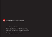 Leica RANGEMASTER 2000-B Notice D'utilisation