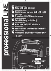 brennenstuhl professional LINE LA 4000 Mode D'emploi