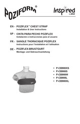 Poziform POZIFLEX P-CB900XS Instructions Pour L'installation Et L'utilisation