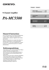 Onkyo PA-MC5500 Manuel D'instructions