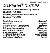 comfortel COMfortel D-XT-PS Notice D'utilisation