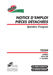 BEAL T2250 Notice D'emploi