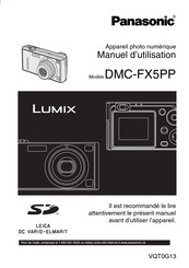 Panasonic LUMIX DMC-FX5PP Manuel D'utilisation