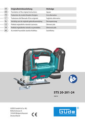 Güde STS 20-201-24 Mode D'emploi