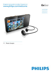 Philips SA3CNT08 Mode D'emploi